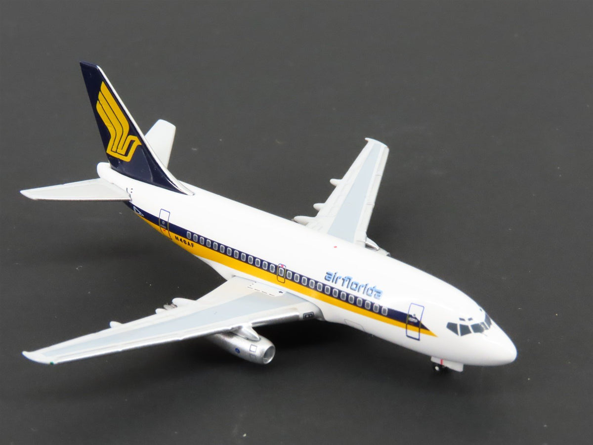 1:400 SMA Models Die-Cast Air Florida Singapore Hybrid Boeing 737-100 Airliner