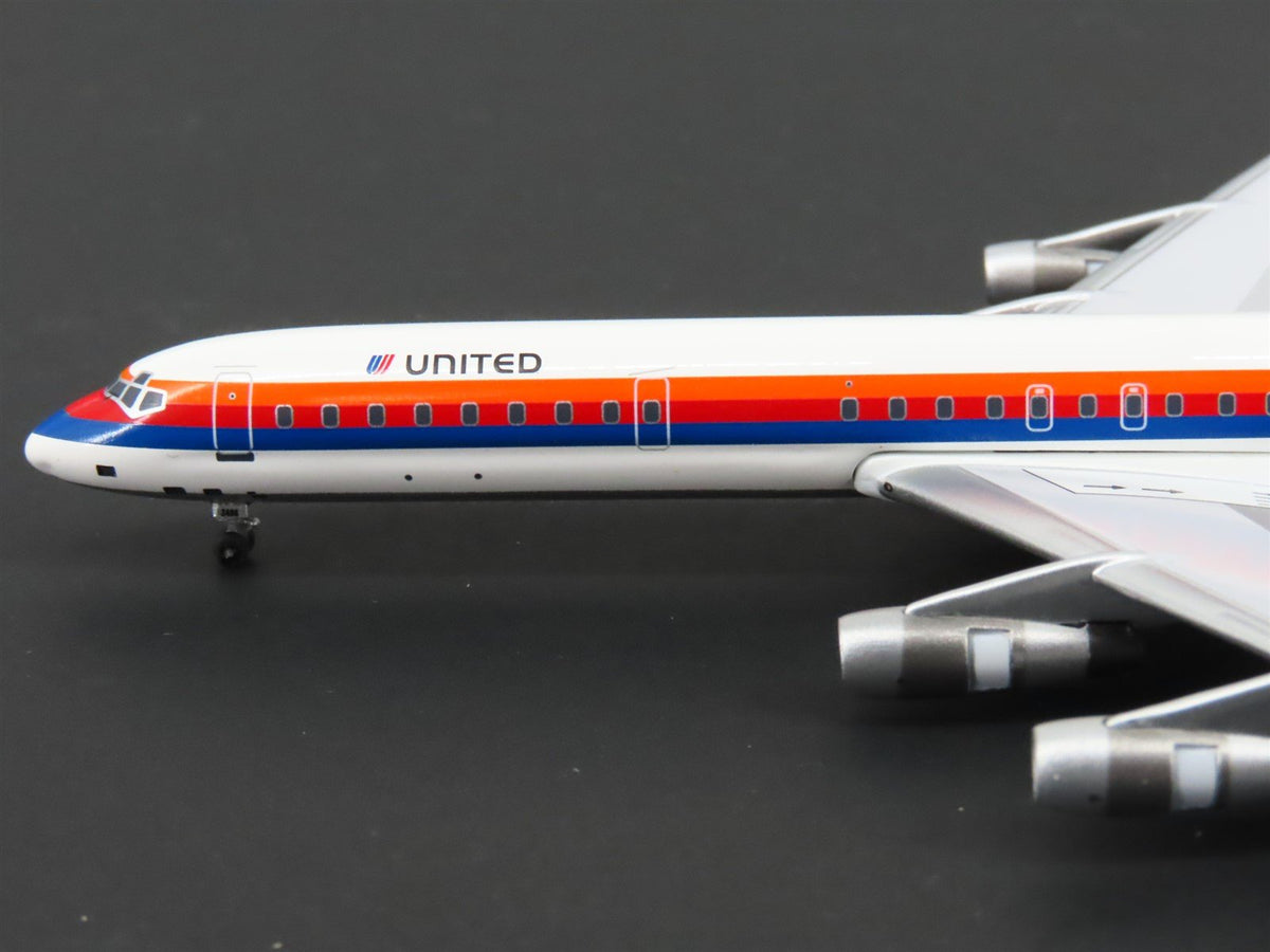 1:400 Super 8&#39;s to the Aloha State Die-Cast United 70&#39;s Paint DC-8-61 Airliner