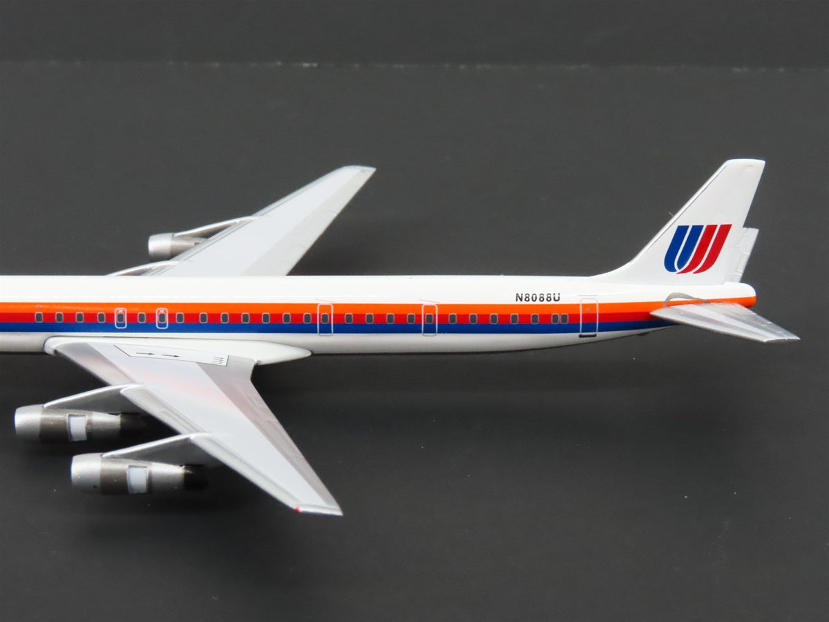 1:400 Super 8&#39;s to the Aloha State Die-Cast United 70&#39;s Paint DC-8-61 Airliner