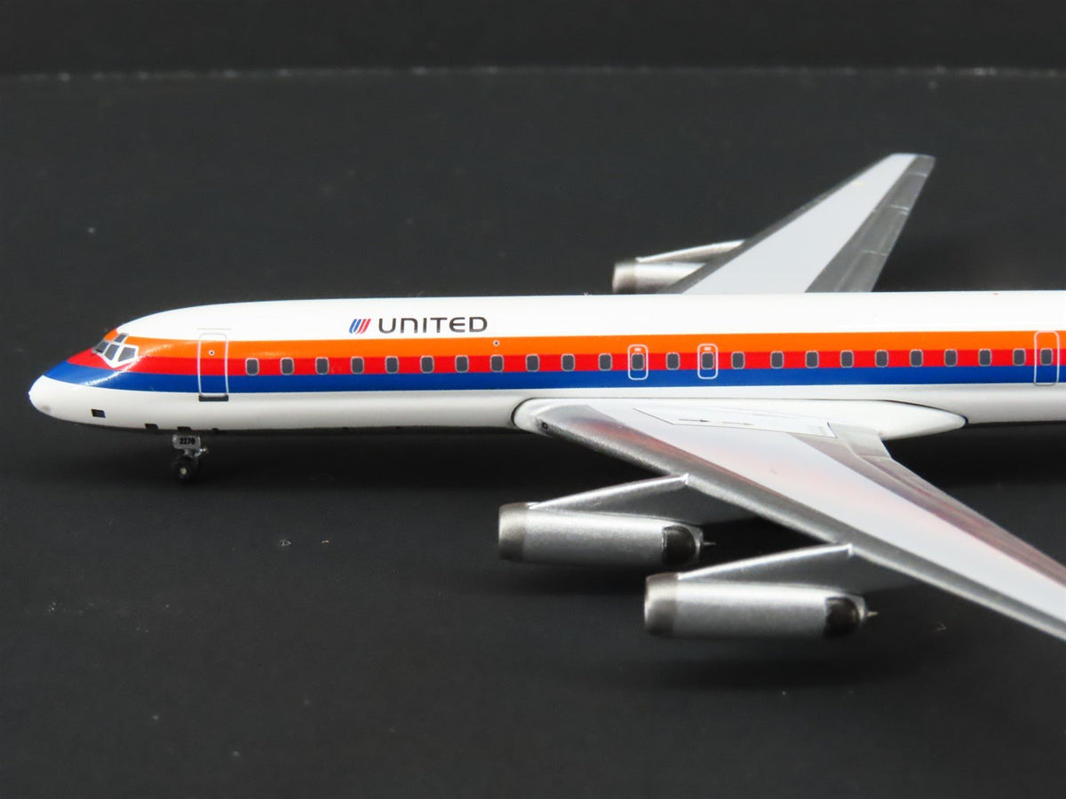 1:400 Super 8&#39;s to the Aloha State Die-Cast United 70&#39;s Paint DC-8-62 Airliner