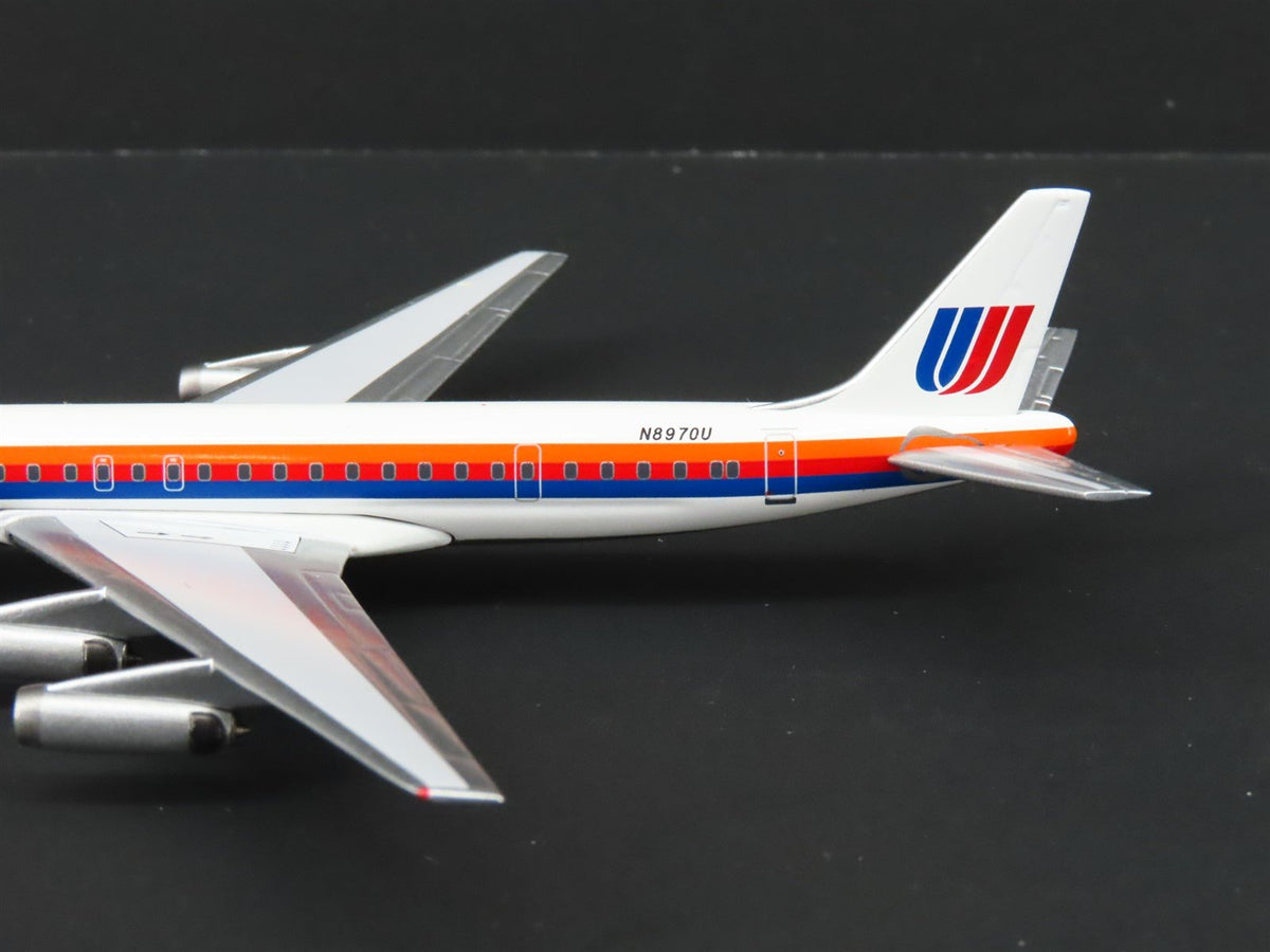 1:400 Super 8&#39;s to the Aloha State Die-Cast United 70&#39;s Paint DC-8-62 Airliner