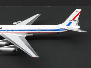 1:400 Super 8's to the Aloha State Die-Cast United 60's Paint DC-8-62 Airliner