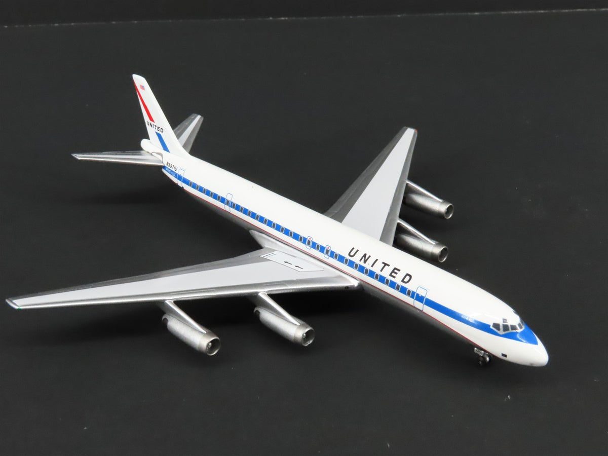 1:400 Super 8&#39;s to the Aloha State Die-Cast United 60&#39;s Paint DC-8-62 Airliner