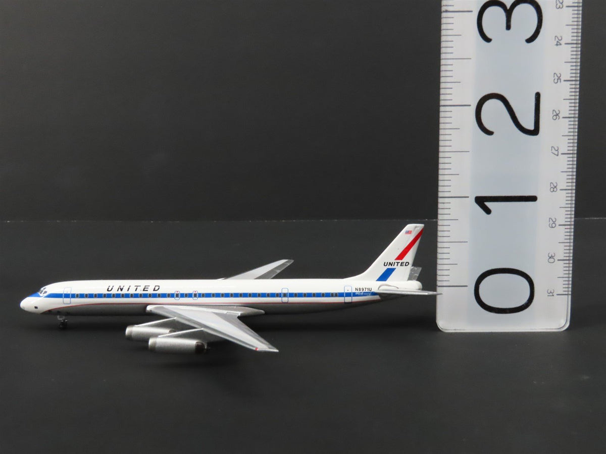 1:400 Super 8&#39;s to the Aloha State Die-Cast United 60&#39;s Paint DC-8-62 Airliner