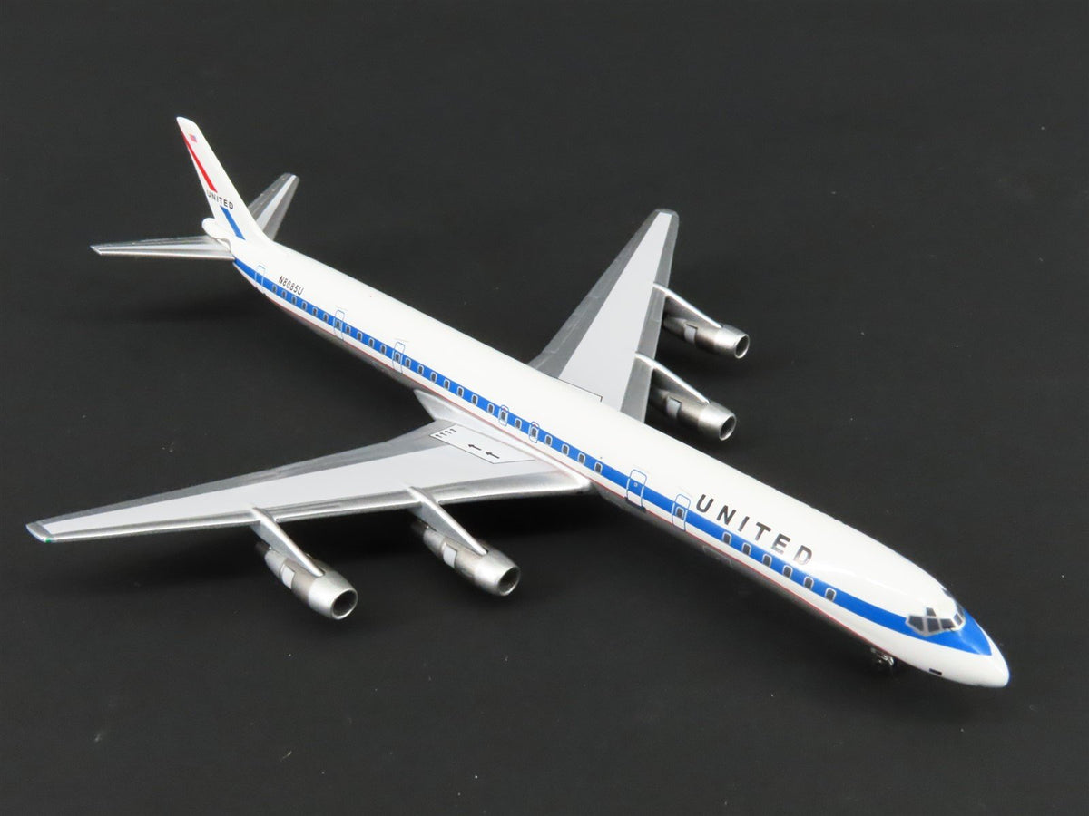 1:400 Super 8&#39;s to the Aloha State Die-Cast United 60&#39;s Paint DC-8-61 Airliner