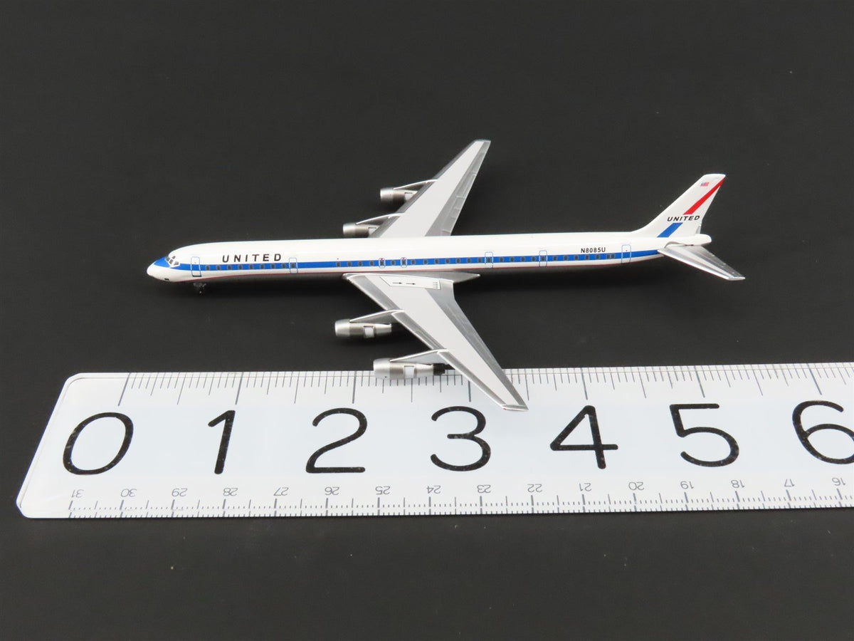 1:400 Super 8&#39;s to the Aloha State Die-Cast United 60&#39;s Paint DC-8-61 Airliner