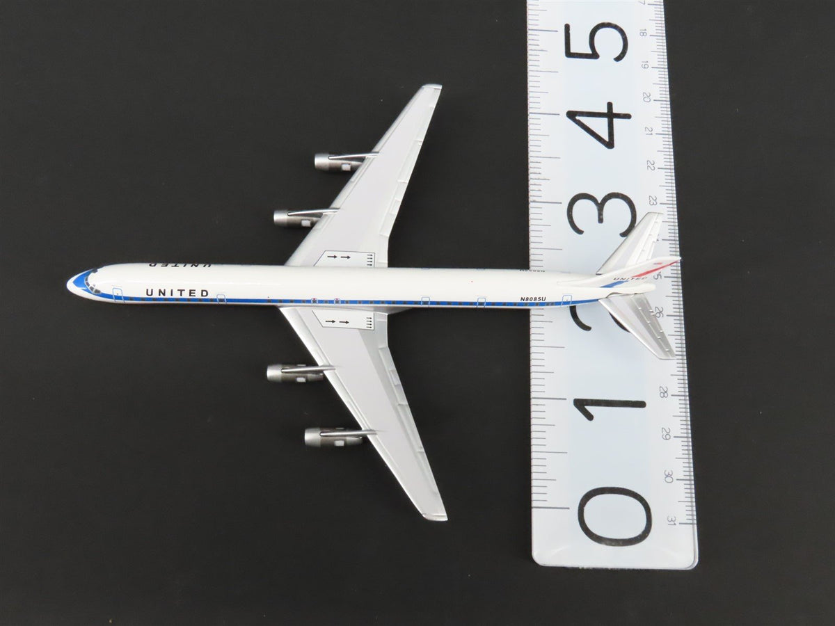 1:400 Super 8&#39;s to the Aloha State Die-Cast United 60&#39;s Paint DC-8-61 Airliner