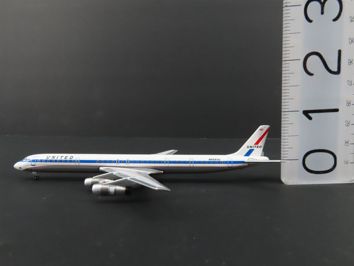 1:400 Super 8&#39;s to the Aloha State Die-Cast United 60&#39;s Paint DC-8-61 Airliner