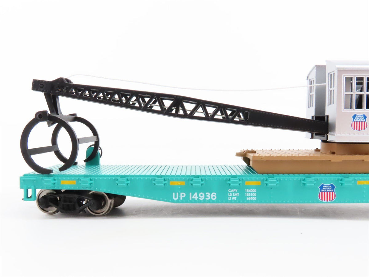 HO Scale Walthers Trainline 931-1783 UP Union Pacific Log Crane Car #14936