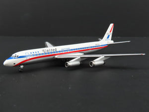 1:400 Super 8's to the Aloha State Die-Cast United 60's Paint DC-8-62 Airliner