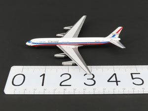 1:400 Super 8's to the Aloha State Die-Cast United 60's Paint DC-8-62 Airliner