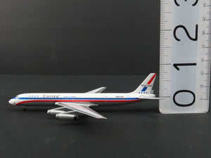 1:400 Super 8's to the Aloha State Die-Cast United 60's Paint DC-8-62 Airliner