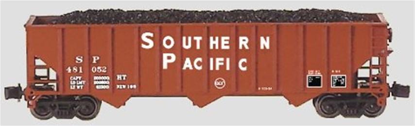 Z FULL THROTTLE FTPZ8027-1 SP Southern Pacific 3-Bay Hoppers w/Load - Set #1