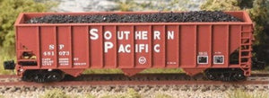 Z FULL THROTTLE FTPZ8027-1 SP Southern Pacific 3-Bay Hoppers w/Load - Set #1