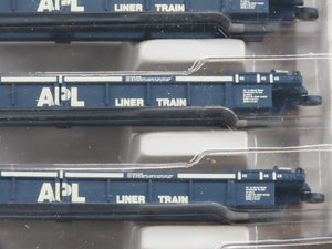 N Walthers 932-8103 APL Liner Train 5-Unit Articulated Double-Stack Car #6005