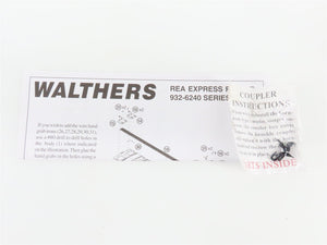 HO Scale Walthers 932-6249 REX REA Railway Express Agency 50' Reefer #6104