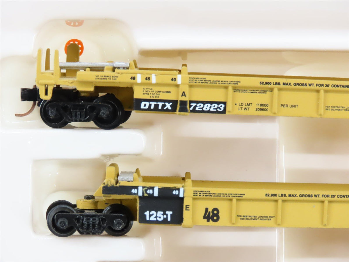 N Scale Walthers 932-8101 TTX Thrall 5-Unit Articulated Double-Stack Car #72823