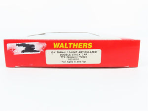 N Scale Walthers 932-8101 TTX Thrall 5-Unit Articulated Double-Stack Car #72823