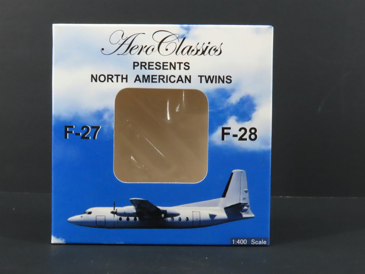 1:400 Scale Aero Classics Die-Cast Air West Fairchild F-27A Airliner N748L