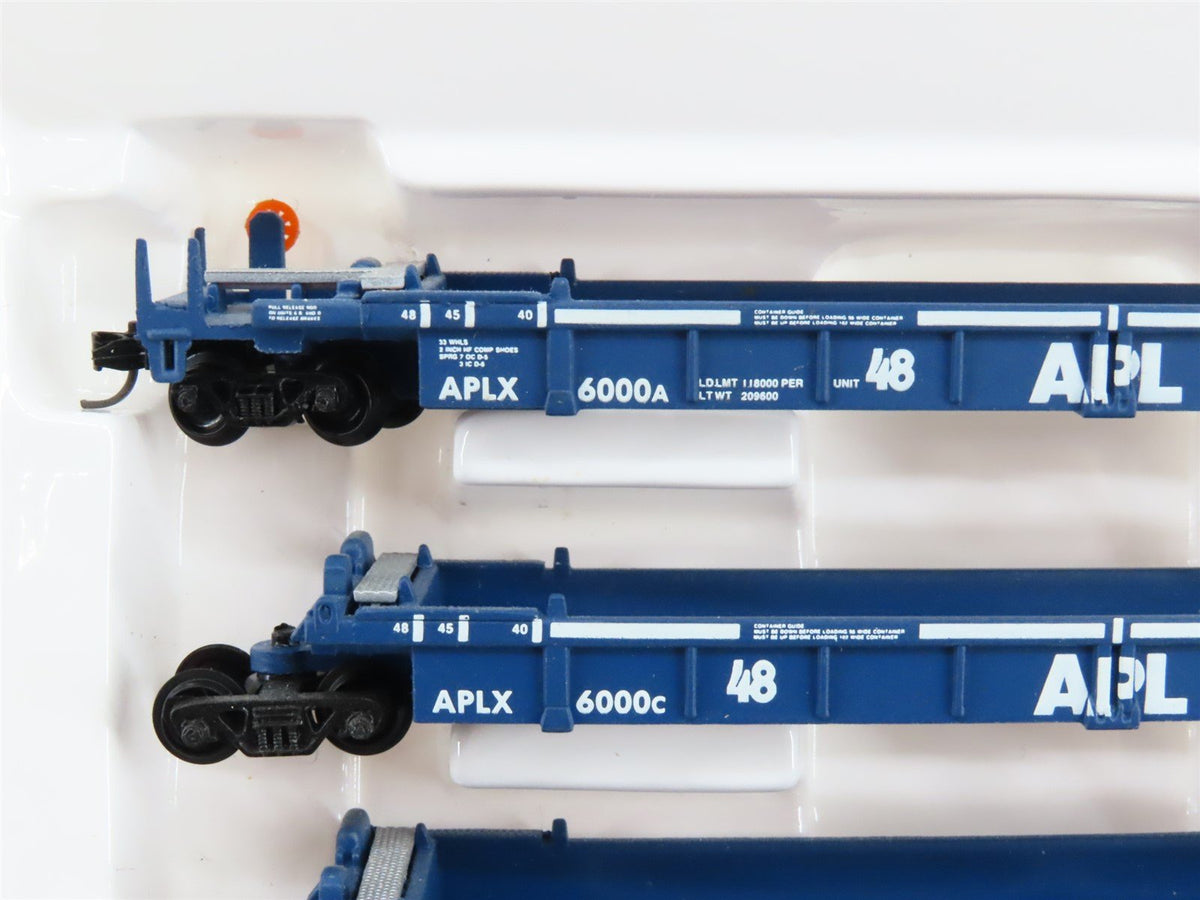 N Scale Walthers APL Liner Train 5-Unit Articulated Double-Stack Car #6000