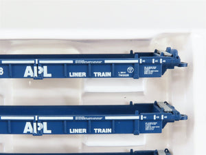 N Scale Walthers APL Liner Train 5-Unit Articulated Double-Stack Car #6000