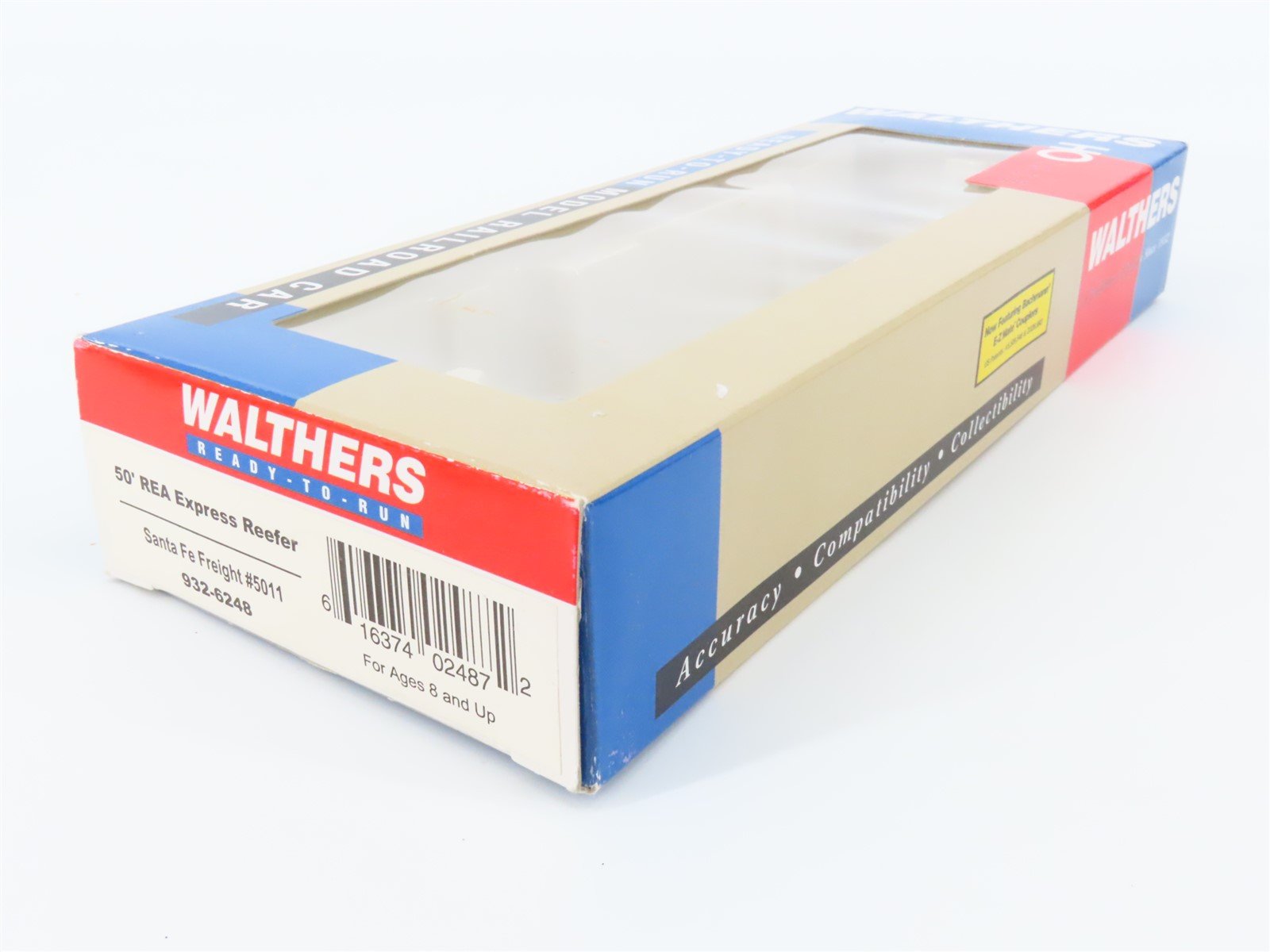 HO Scale Walthers 932-6248 SFRD Santa Fe Railroad 50' REA Express Reefer
