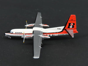 1:400 Scale Aero Classics Bonanza Airlines Fairchild F-27A Airliner N148L