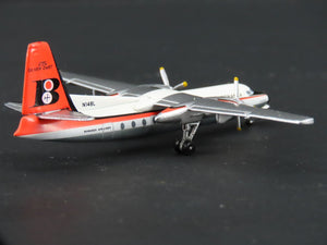 1:400 Scale Aero Classics Bonanza Airlines Fairchild F-27A Airliner N148L