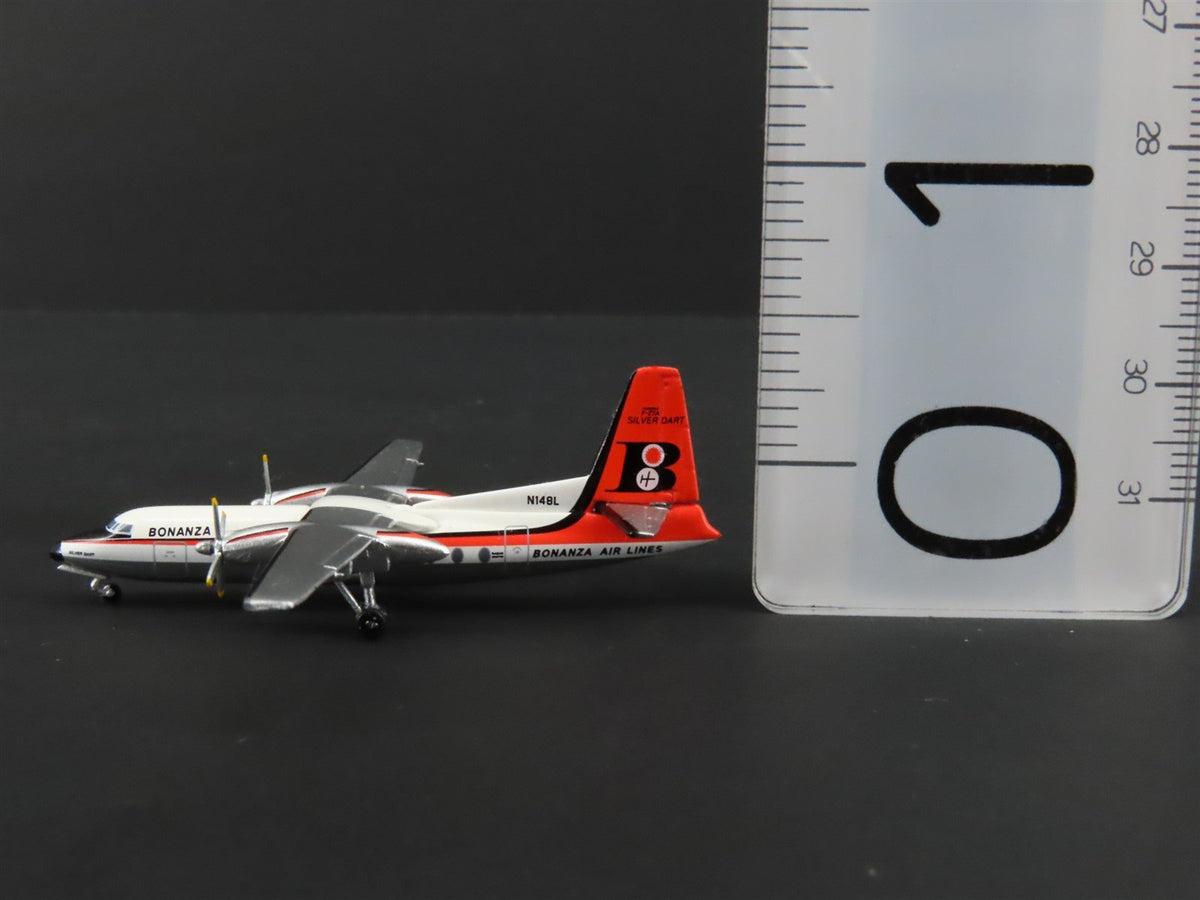 1:400 Scale Aero Classics Bonanza Airlines Fairchild F-27A Airliner N148L