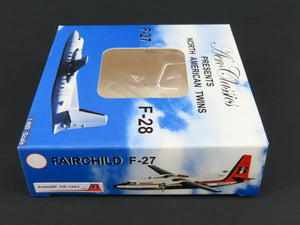 1:400 Scale Aero Classics Bonanza Airlines Fairchild F-27A Airliner N148L