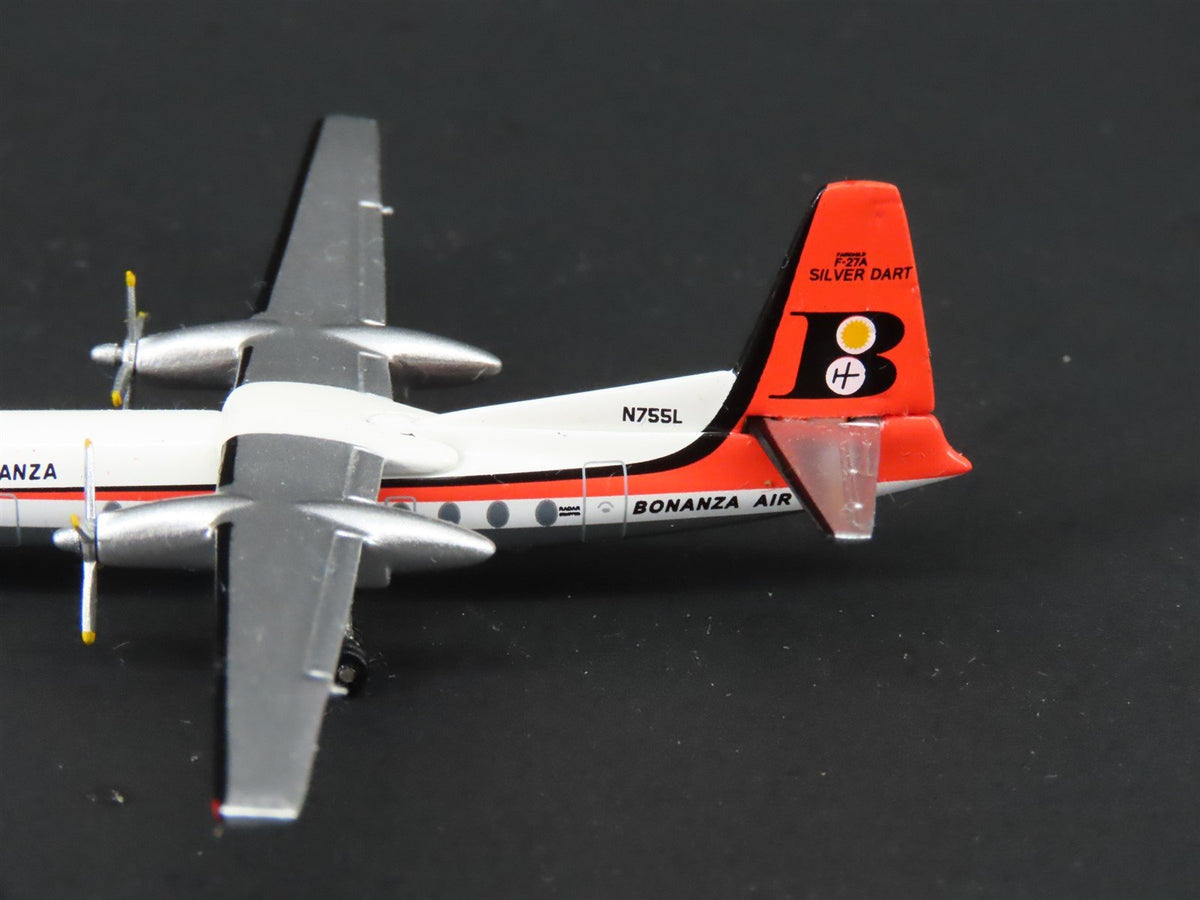 1:400 Scale Aero Classics Die-Cast Bonanza Airlines Fairchild F-27A N755L