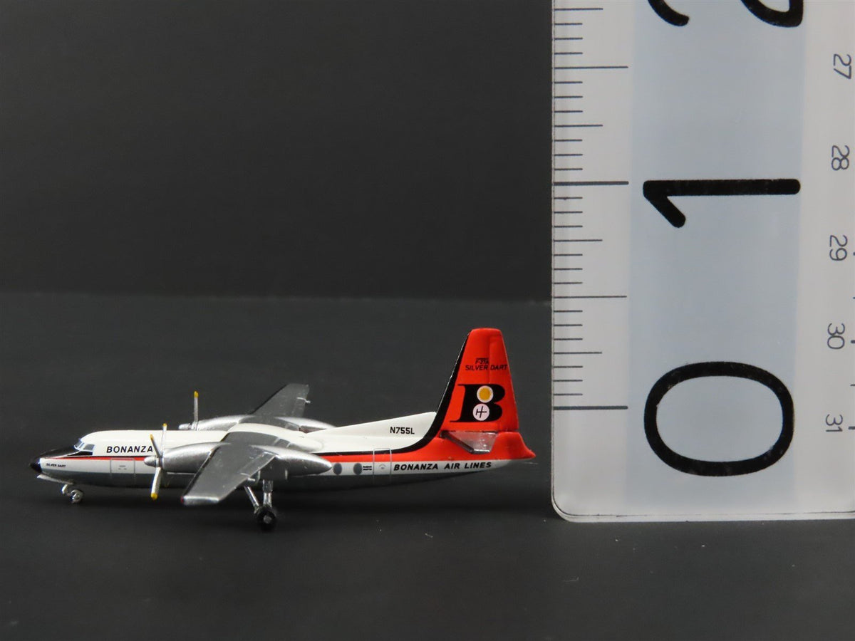 1:400 Scale Aero Classics Die-Cast Bonanza Airlines Fairchild F-27A N755L