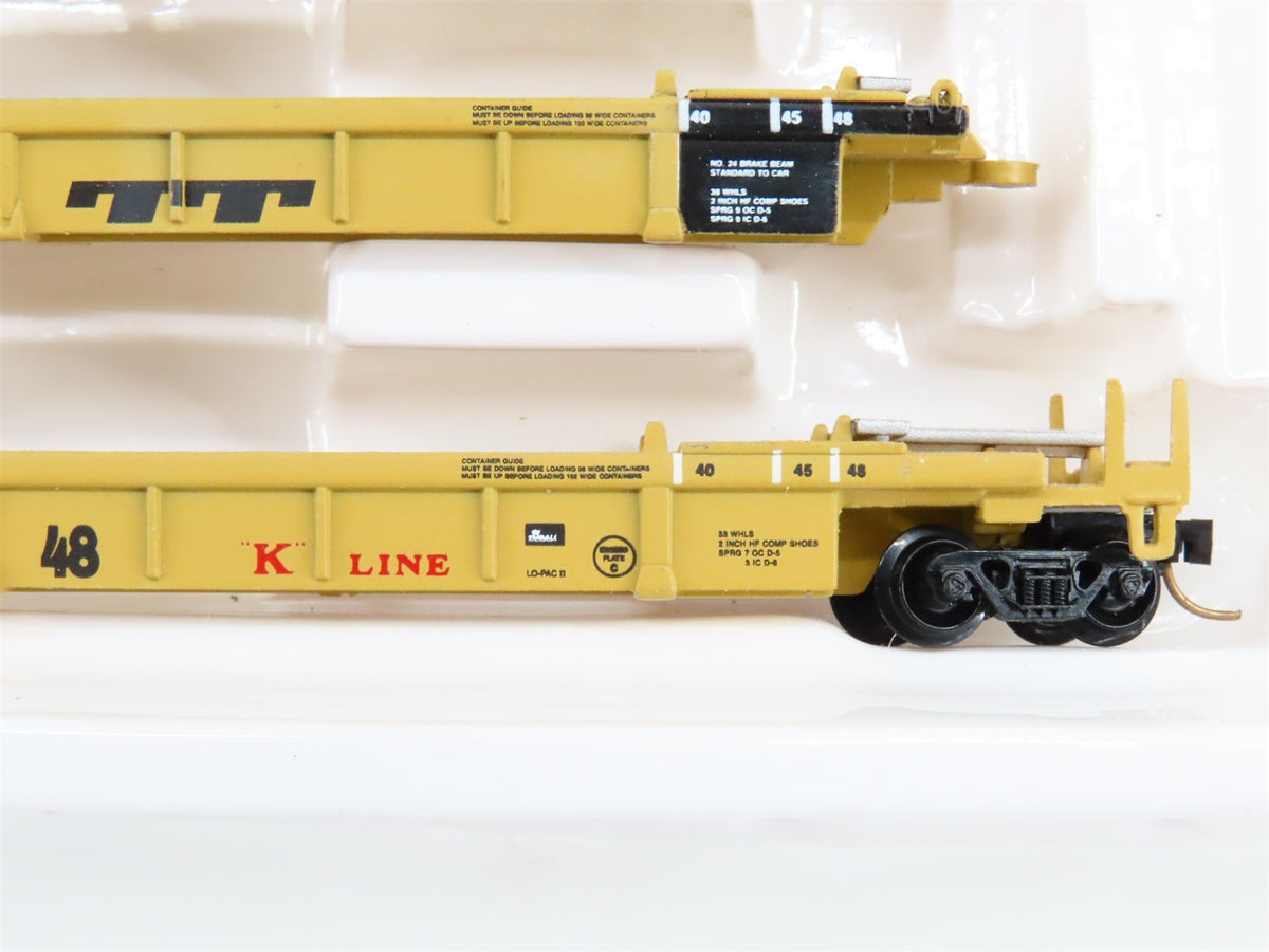 N Walthers 932-8105 TTX &quot;K&quot;-Line 5-Unit Articulated Double-Stack Car #72899