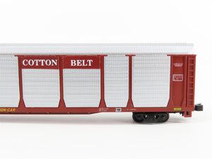 N Con-Cor 0001-603008(02) SSW Cotton Belt Tri-Level Auto-Rack Custom Rd #80634