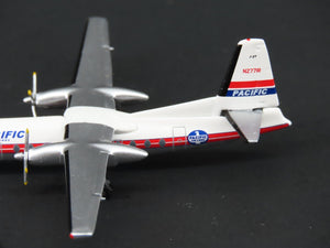 1:400 Scale Aero Classics Pacific Air Lines Fairchild F-27A Airliner N277IR