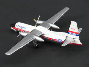 1:400 Scale Aero Classics Pacific Air Lines Fairchild F-27A Airliner N277IR