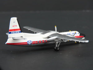 1:400 Scale Aero Classics Pacific Air Lines Fairchild F-27A Airliner N277IR