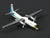 1:400 Scale Aero Classics Die-Cast West Coast Airlines Fairchild F-27 N2701