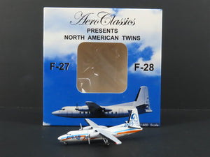 1:400 Aero Classics Die-Cast Mahalo Air Turboprop Fokker F-27-500 Airliner