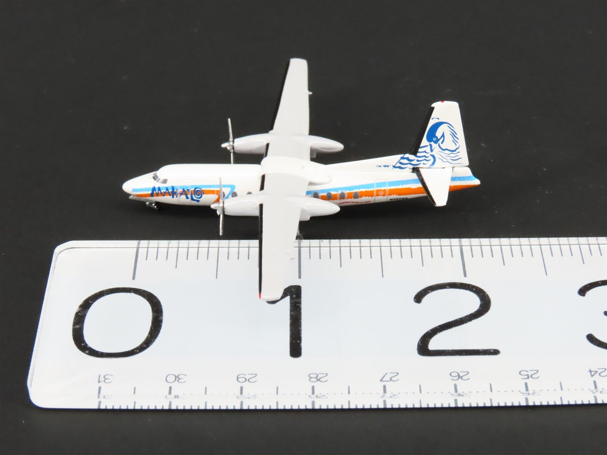 1:400 Aero Classics Die-Cast Mahalo Air Turboprop Fokker F-27-500 Airliner