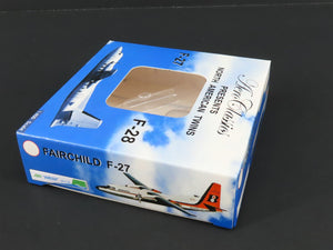 1:400 Aero Classics Die-Cast Air West Turboprop Fokker F-27A Airliner