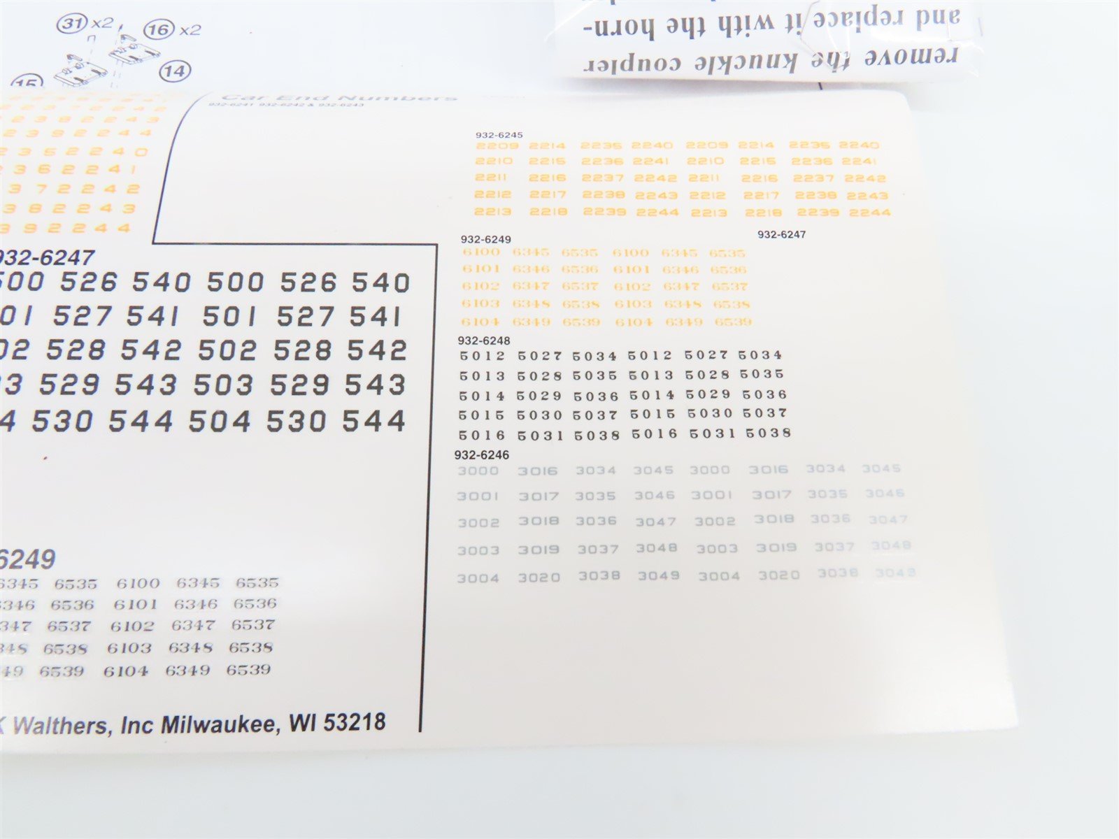 HO Scale Walthers 932-6244 REX ATSF Santa Fe Railroad 50' REA Express Reefer