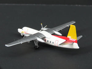 1:400 Aero Classics Die-Cast Air West Ex-Bonanza Turboprop Fokker F-27 Airliner