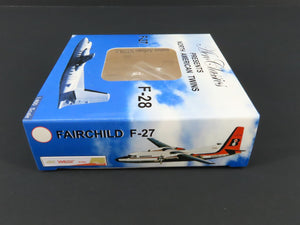 1:400 Aero Classics Die-Cast Air West Ex-Bonanza Turboprop Fokker F-27 Airliner