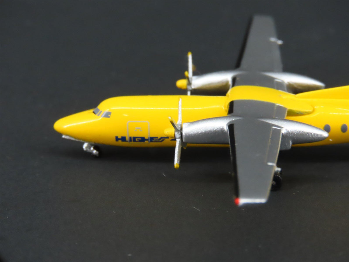 1:400 Aero Classics Die-Cast Hughes Air West Turboprop Fokker F-27A Airliner