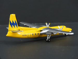 1:400 Aero Classics Die-Cast Hughes Air West Turboprop Fokker F-27A Airliner