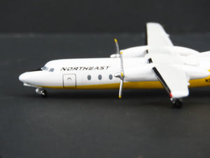 1:400 Aero Classics DieCast Northeast Airlines Turboprop Fokker FH-227C Airliner