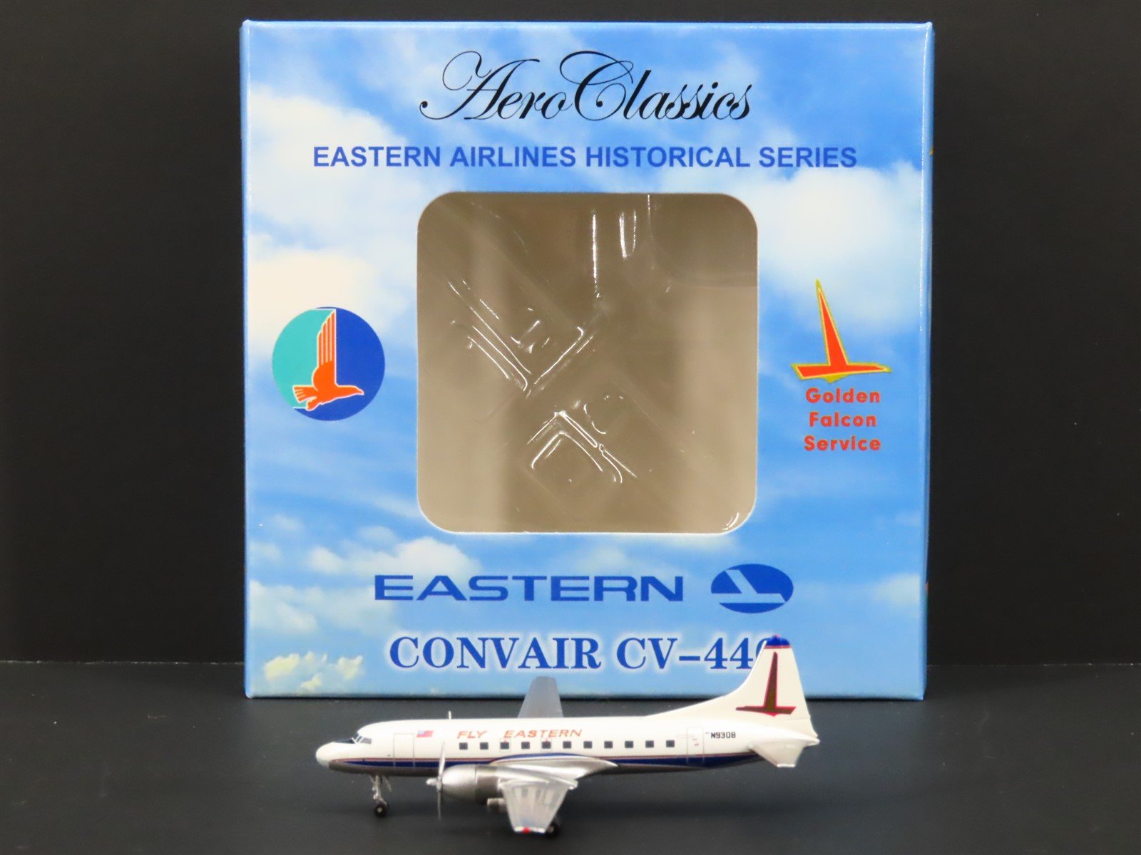 1:400 Aero Classics Die-Cast Fly Eastern Convair CV-440 Airliner