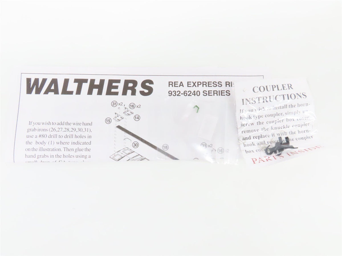 HO Scale Walthers 932-6244 REX ATSF Santa Fe Railroad 50&#39; REA Express Reefer