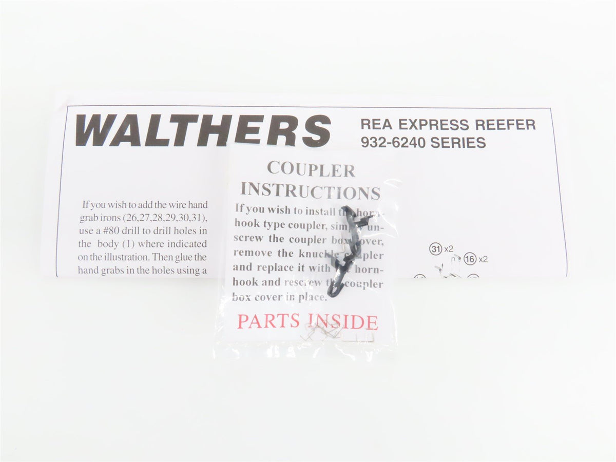HO Scale Walthers 932-6243 REX REA Railway Express Agency 50&#39; Reefer #7625